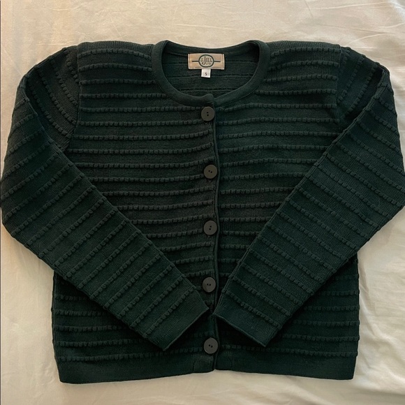 VTG J Jill - forest green button up - small - Picture 3 of 6